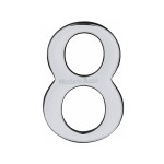 M Marcus Heritage Brass Numeral 8 - 51mm Self Adhesive